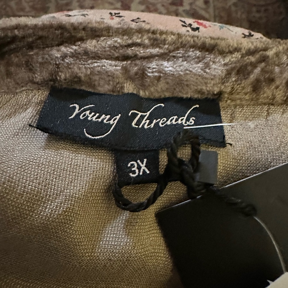 Young Threads Boho Embroidered Patchwork Floral D… - image 7